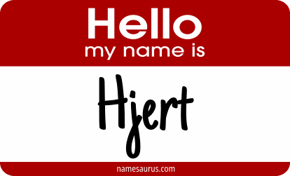 Hello my name is Hjert png download