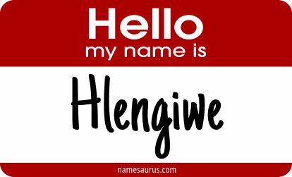 Hello my name is Hlengiwe png download