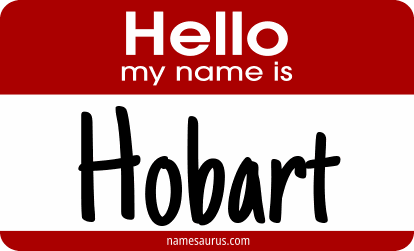 Hello my name is Hobart png download