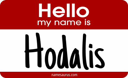Hello my name is Hodalis png download