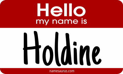 Hello my name is Holdine png download