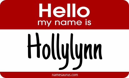 Hello my name is Hollylynn png download
