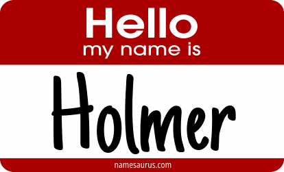 Hello my name is Holmer png download