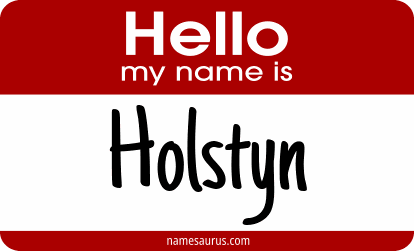 Hello my name is Holstyn png download