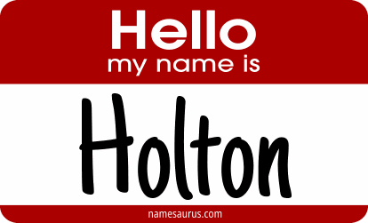 Hello my name is Holton png download
