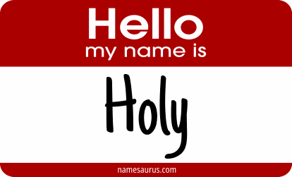 Hello my name is Holy png download