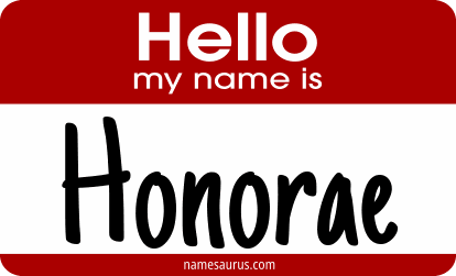 Hello my name is Honorae png download