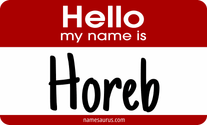 Hello my name is Horeb png download