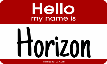 Hello my name is Horizon png download