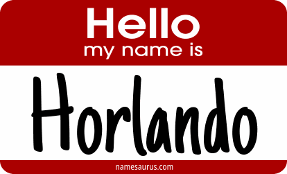 Hello my name is Horlando png download