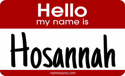 Hello my name is Hosannah png download