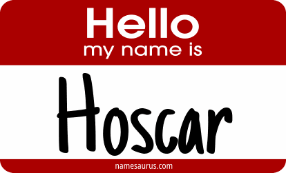 Hello my name is Hoscar png download