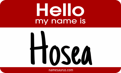 Hello my name is Hosea png download