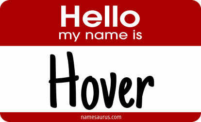 Hello my name is Hover png download