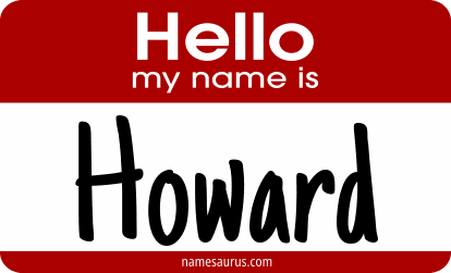 Hello my name is Howard png download