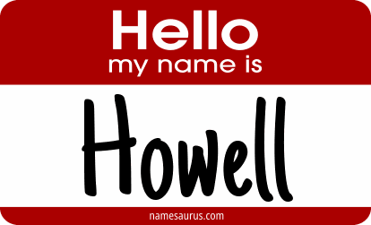 Hello my name is Howell png download