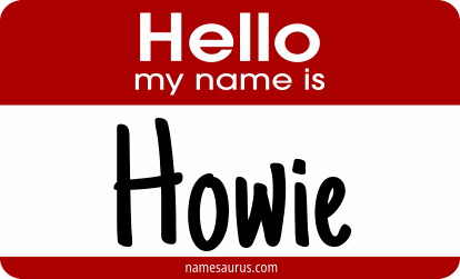 Hello my name is Howie png download
