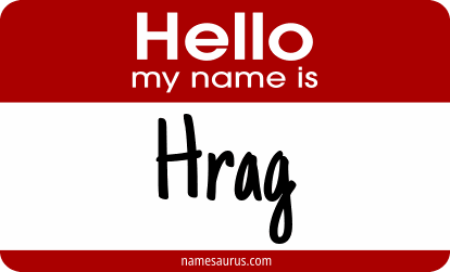 Hello my name is Hrag png download