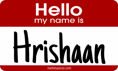 Hello my name is Hrishaan png download