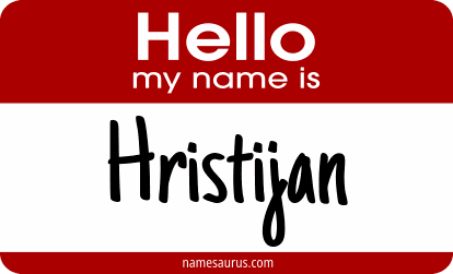 Hello my name is Hristijan png download