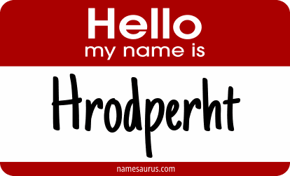 Hello my name is Hrodperht png download