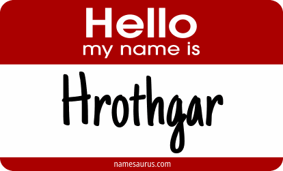 Hello my name is Hrothgar png download