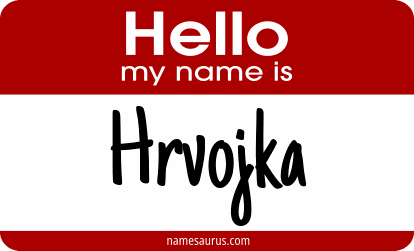 Hello my name is Hrvojka png download