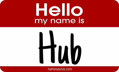 Hello my name is Hub png download