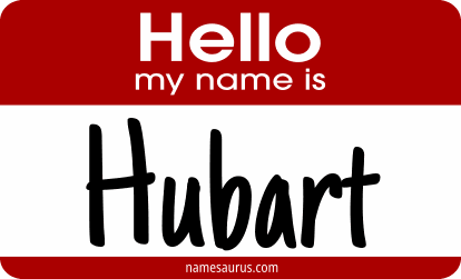 Hello my name is Hubart png download
