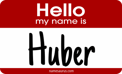 Hello my name is Huber png download
