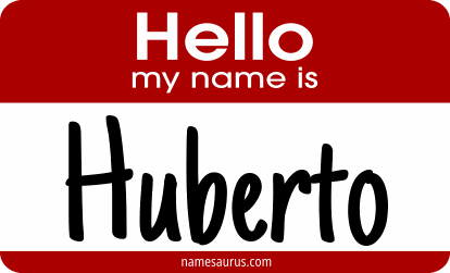 Hello my name is Huberto png download