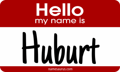 Hello my name is Huburt png download