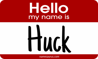 Hello my name is Huck png download