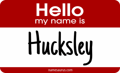 Hello my name is Hucksley png download