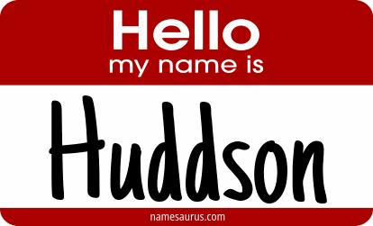 Hello my name is Huddson png download