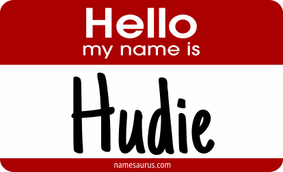 Hello my name is Hudie png download