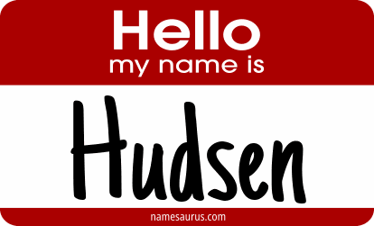 Hello my name is Hudsen png download