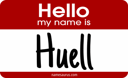 Hello my name is Huell png download