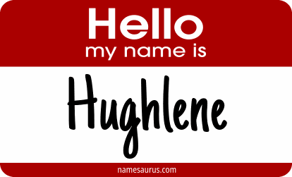 Hello my name is Hughlene png download