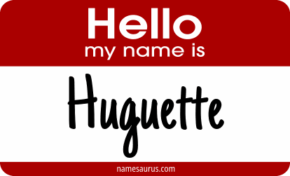 Hello my name is Huguette png download