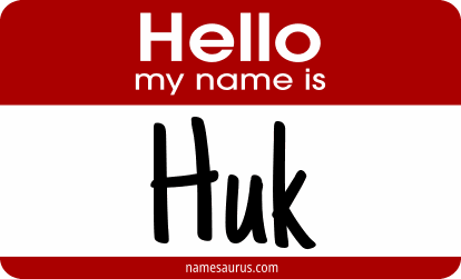 Hello my name is Huk png download