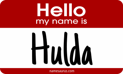 Hello my name is Hulda png download