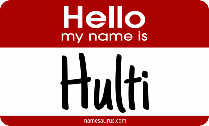 Hello my name is Hulti png download