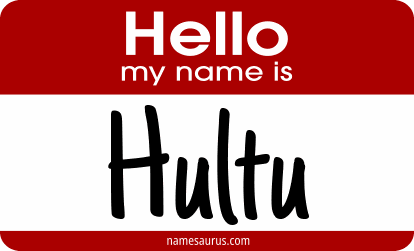 Hello my name is Hultu png download