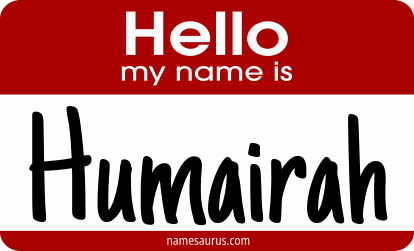 Hello my name is Humairah png download