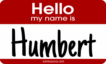 Hello my name is Humbert png download