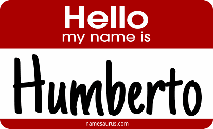 Hello my name is Humberto png download