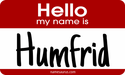 Hello my name is Humfrid png download