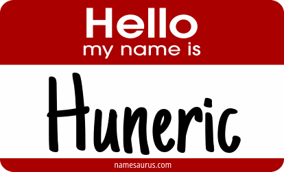 Hello my name is Huneric png download