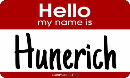 Hello my name is Hunerich png download